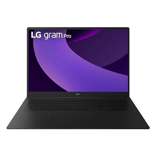 LG gram Pro 17-inch Lightweight Laptop Computer, Intel Evo Edition Powered by Intel Core Ultra7 255H Processor, NVIDIA RTX5050, Windows 11 Home, 16GB RAM, 1TB SSD, Black