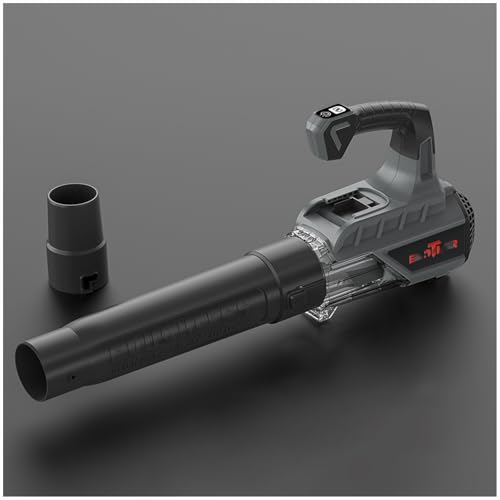 Cordless Leaf Blower, Electric Garden Leaf Blower Vacuum & Shredder, 18300Rpm Lightweight Mulcher with Battery and Charger for Lawn Care, Cuttings Patio Dust Snow Host