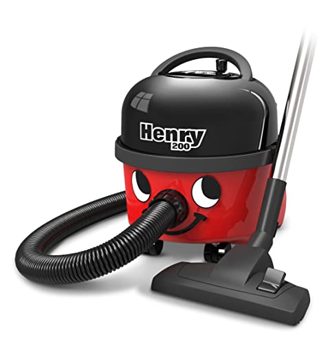 Henry HVR 200-11 Bagged Cylinder Vacuum, 9 litres, Red, Black/Red