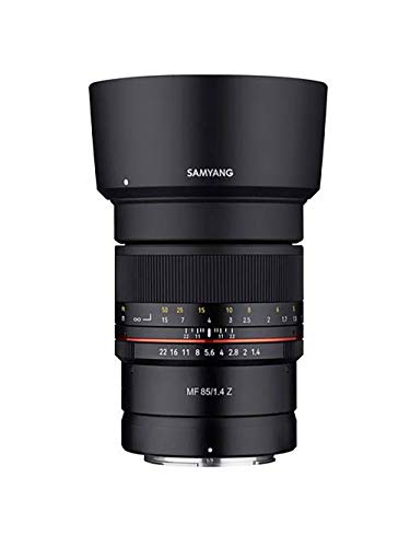 Samyang 85mm F1.4 Weather Sealed High Speed Telepoto Lens for Nikon Z Mirrorless Cameras