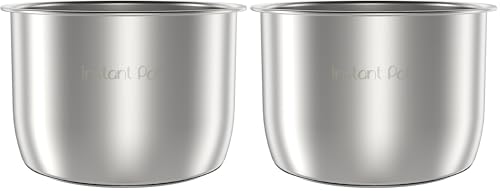 Instant Pot Genuine Stainless Steel Inner Cooking Pot, 3L (Pack of 2)