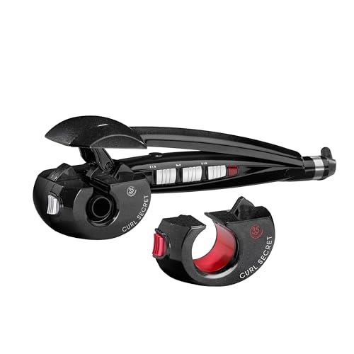 BaByliss Paris Curl Secret Ionic 2 Automatic Curl Styler with 2 Attachments for Large and Small Curls, Waves, Beach Waves, Suitable for Thin to Thick Hair, C1300E, Black, 35 × 25 mm