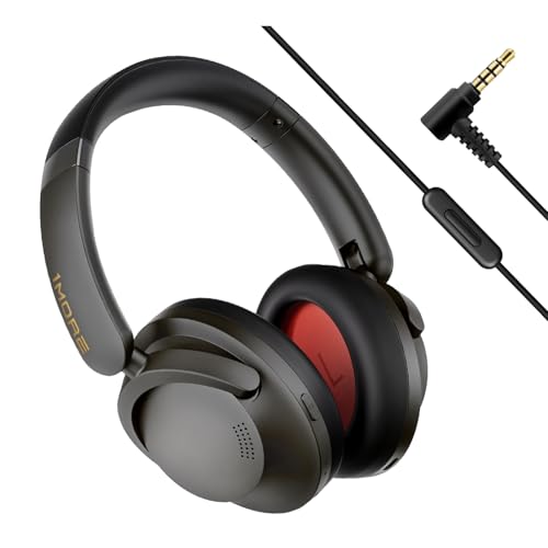 1MORE SonoFlow Pro HQ51 Active Noise Cancelling Headphones, 4X Voice Reduction, LDAC Hi-Res Audio, 12 Custom EQ, 100H Playtime, Bluetooth 5.4, Comfort Fit Over Ear Headset for Home Office Travel