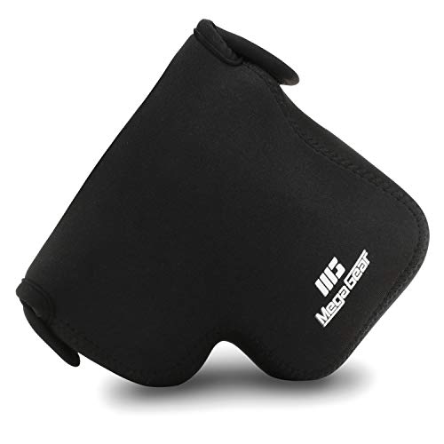 MegaGear MG1687 Ultra Light Neoprene Camera Case, Compatible with Panasonic Lumix DC-FZ1000 II and Leica V-Lux 5 – Black
