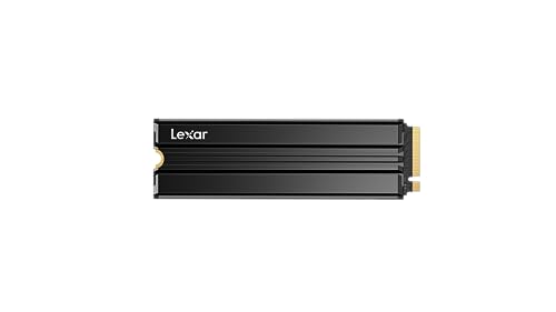 Lexar NM790 SSD with Heatsink 2TB PCIe Gen4 NVMe M.2 2280 Internal Solid State Drive, Up to 7400MB/s, Compatible with PS5, for Gamers and Creators (LNM790X002T-RN9NU)