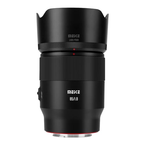Meike 85mm f1.8 SE II Full Frame STM High Resolution 8K Auto Focus Medium-telephoto Lens Fixed Prime Portrait Lenses for Sony E Mount Mirrorless Cameras A9 A7II A7RII A7 A7R3 A7R4 A7IV A7C A7SIII