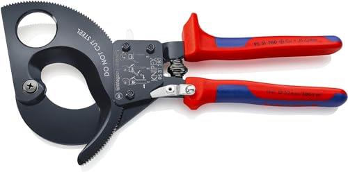 Knipex Ratcheting Cable Cutter, 280 mm Length