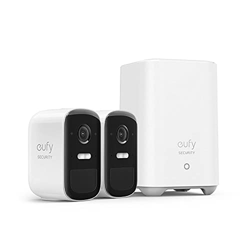 Eufy Security by Anker eufyCam 2C Pro Wireless Home Security System with 2K Resolution, 180-Day Battery Life, HomeKit Compatibility, IP67, Night Vision, 2-Cam Kit