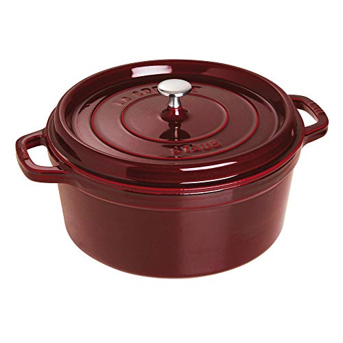 Staub Round Cocotte, 28 cm, Grenadine