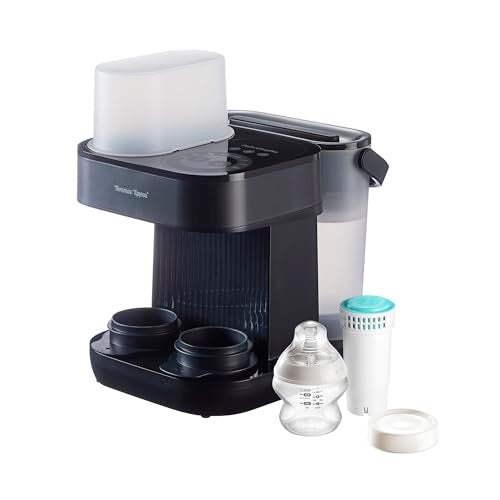 Tommee Tippee Perfect Prep Pro Machine, Formula Powder Dispenser & Baby Bottle Maker with Antibacterial Water Filter & Personalised App Support