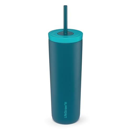 Lifestraw Go Stainless Steel Tumbler, Laguna Teal, 530 ml Capacity