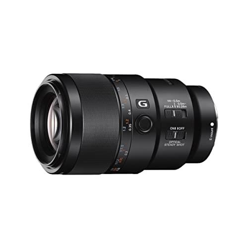 Sony SEL90M28G Full Frame E-Mount FE 90mm F2.8 Macro G OSS Lens, Black