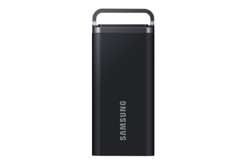 SAMSUNG T5 EVO Portable SSD 4TB, USB 3.2 Gen 1 External Solid State Drive, Seq. Read Speeds Up to 460MB/s for Gaming and Content Creation, Black