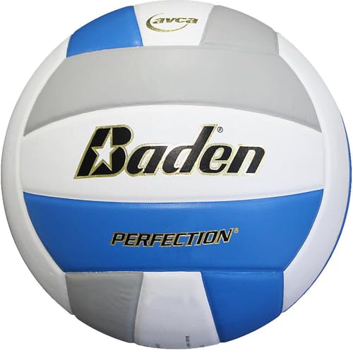 Baden | Perfection | Premium Leather | Indoor Official Game Volleyball | 13U to College | Official Size + Weight | NFHS + AVCA Approved