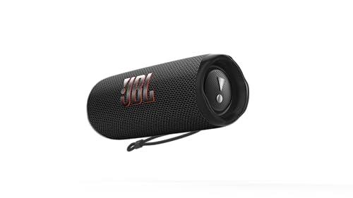 JBL Flip 6 - Portable Bluetooth Speaker, Powerful Sound and Deep Bass, IPX7 Waterproof, 12 Hours of Playtime, PartyBoost for Multiple Speaker Pairing, Speaker for Home, Outdoor and Travel Black