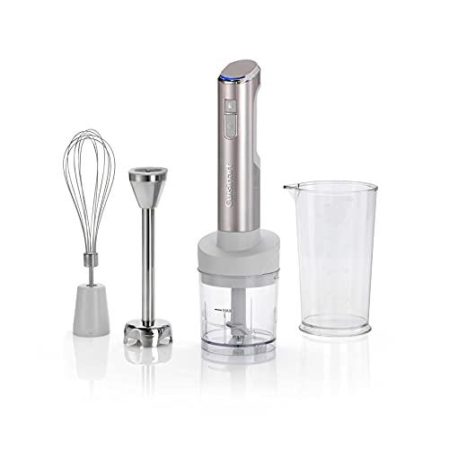 Cuisinart Pro RHB100U Rechargeable Cordless Hand Blender and Mini Chopper, Silver