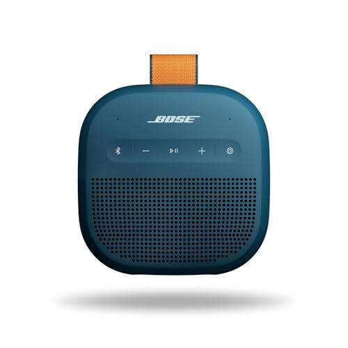 Bose SoundLink Micro Portable Bluetooth Speaker (2nd Gen), Wireless Outdoor Speaker, Up to 12 Hours Battery Life, Waterproof and Dustproof, Twilight Blue - Limited Edtion