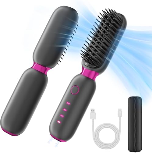 Cordless Hair Straightener Brush