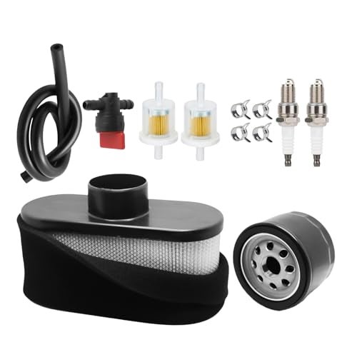 Caalii Tune Up Kit for Husqvarna Z254F Parts, Oil Filter Air Filter for Husqvarna Zero Turn Lawn Mower.Gravely Oil Filter for Kawasaki Oil Filter RF651V FR730V FS481V FS541V FS600V FS730V.