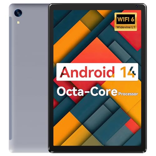 Tablet,10.1" Android Tablet with Octa-core Processor 10GB RAM 128GB ROM HD IPS Touchscreen 8H Battery, Wi-Fi 6, BT 5.0, Dual Camera, Google Tablets 2024