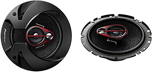 Pioneer TS-R1750S 17cm 3-Way Coaxial Speakers (250W), Black