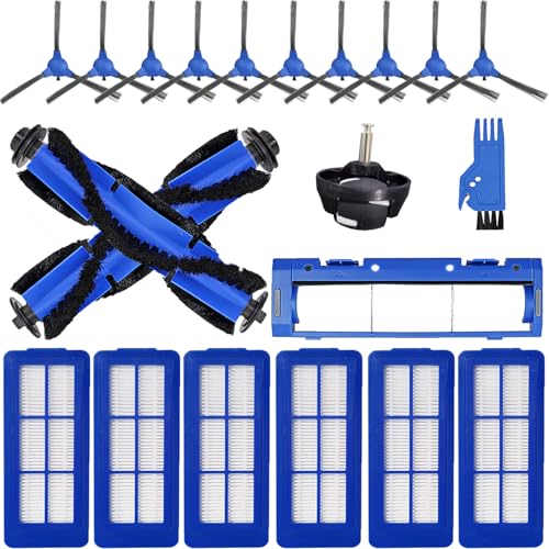 Replacement Parts Compatible for Eufy Robovac 11S Max 15C Max 30C Max 35C Max 39C Max G10 G20 G30 Edge HyBrid Verge G32 Pro Side/Main Roller Brush Filter Accessories(NOT FOR G40 G35 L35 L70 X8)