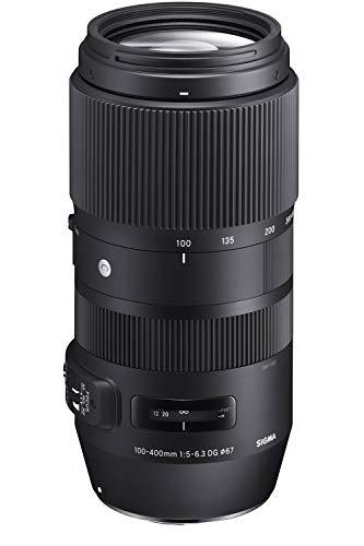 Sigma 4729954 100-400mm f/5-6.3 DG OS HSM Contemporary Optical Lens for Canon, Black