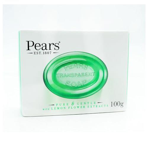 Pears Transparent Pure & Gentle Soap Bar with Lemon Flower Extracts 100 g