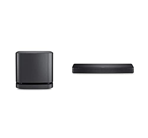 Bose Bass Module 500, Black and Bose TV Speaker, Includes Remote Control