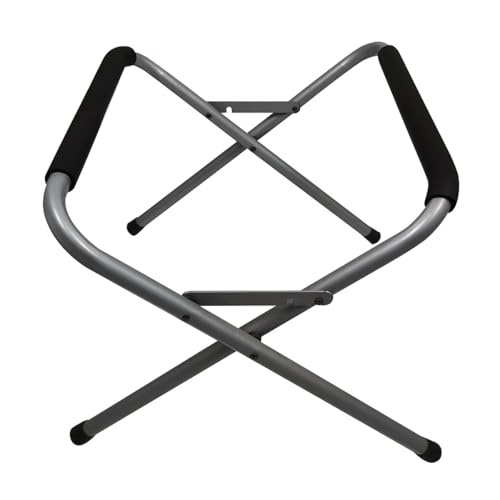 Wildtrak 45x37cm Universal Camping Steel Stand Storage for Fridge/Icebox Grey