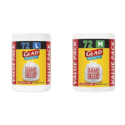 Glad Wavetop Kitchen & Multipurpose Bin Liner