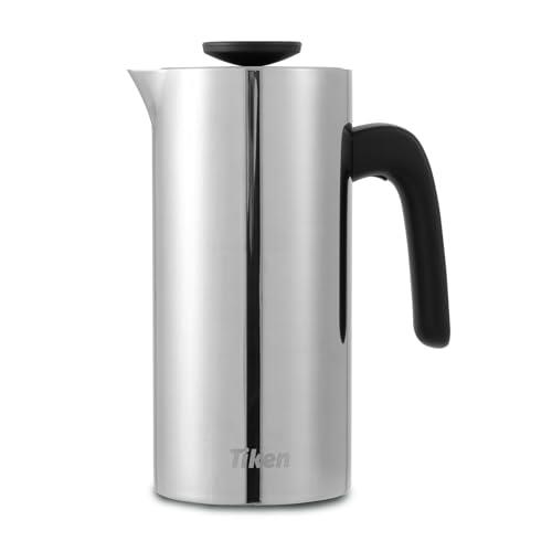 French Press Coffee Maker Stainless Steel Double-wall Vacuum Insulated Coffee Press Dishwasher Safe, 34Oz