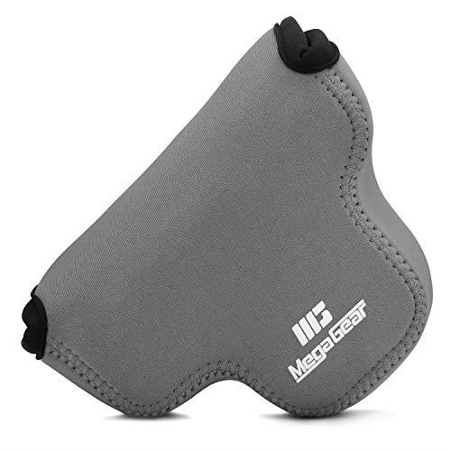 MegaGear MG1755 Compatible Ultra Light Neoprene Camera Case with Canon EOS M6 Mark II, Gray, 15-45mm (MG1755)