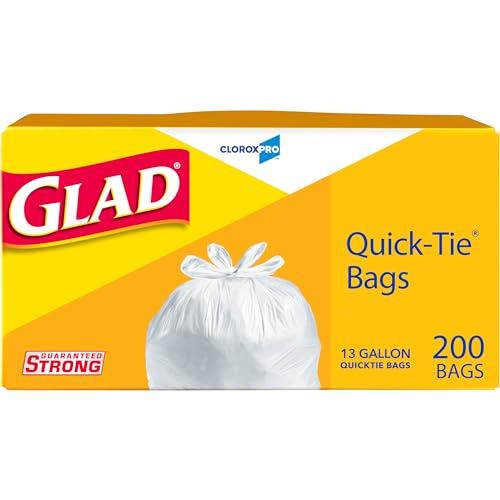 Glad Tall Kitchen Bags Quick-tie 200 Count