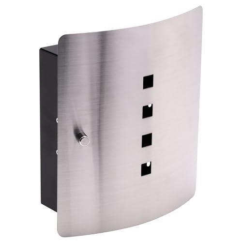 Burg-Wächter Key Box, Stainless Steel, Grey, 1-Pack