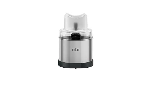 Braun MQ60 MultiQuick Hand Blender Attachment Coffee and Spice Grinder, 1.5-Cup, Stainless Steel
