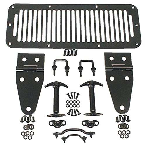 Rugged Ridge 11201.01 Black Hood Kit