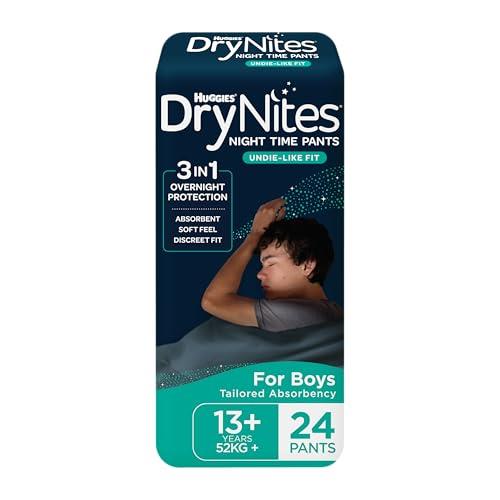 Huggies DryNites Night Time Pants for Boys 13+ Years (52kg+) 24 Count