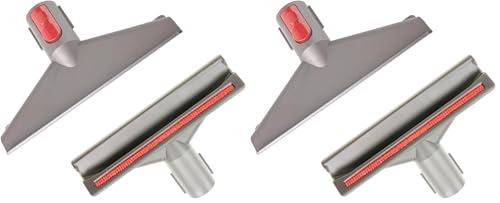 Hygieia Vacuum Head Attachment for Dyson V7 V8 V10 V11 V12 V15, GEN5Detect Vacuum Cleaners - Wide Upholstery and Mattress Tool For Dyson Stick Vacuum Cleaner (Pack of 2)