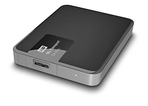 WD 2TB Black My Passport for Mac Portable External Hard Drive - USB 3.0 - WDBCGL0020BSL-NESN