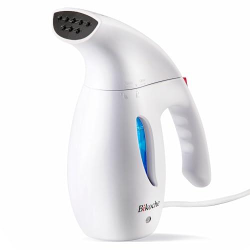 Bikoche Garment Steamer Iron, 4-IN-1 Handheld Steamer For Clothes, Portable Iron Steam, Auto Shut-off Protection, 180ML - White