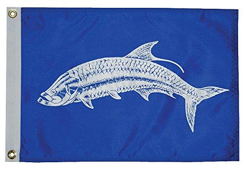 Taylor Made Products 2718 Fish Flag, Nylon, 12 inch x 18 inch, Tarpon