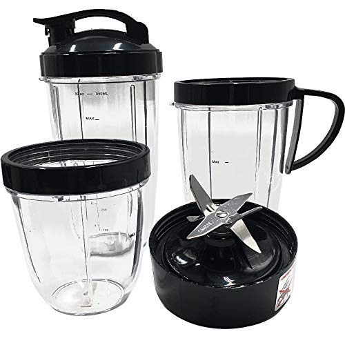 joystar Replacement Parts for Nutribullet Lean ， Nutribullet Max, nutribullet Select,pro Extractor Blade juicer Accessories for 1200W NutriBullet Blender Juicer Black