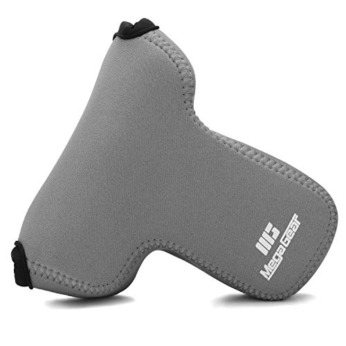MegaGear MG1763 Compatible Ultra Light Neoprene Camera Case with Canon EOS M6 Mark II, Gray, 18-150mm (MG1763)