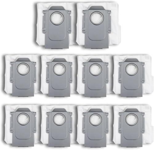 Replacement Disposable Dust Bag Compatible with Roborock Q Revo/Qrevo S/Qrevo L/Qrevo EdgeC/Qrevo Master and S8 MaxV Ultra/ S8 Max Ultra Robot Vacuum Bags (10 Pack)