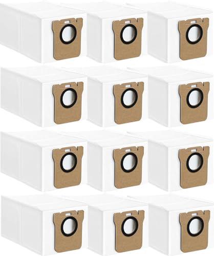 12 Pack Replacement Dust Bags for Dreame L20 Ultra / L10s Ultra / L10 Ultra Robot Vacuum Bags