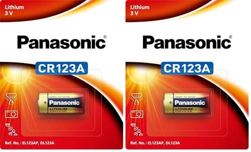 Panasonic Photo Lithium 3V Camera Battery (CR-123AW/1BE) (Pack of 2)