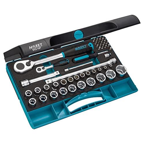 Hazet 953HP Ratchet and Socket 47 Pieces Set