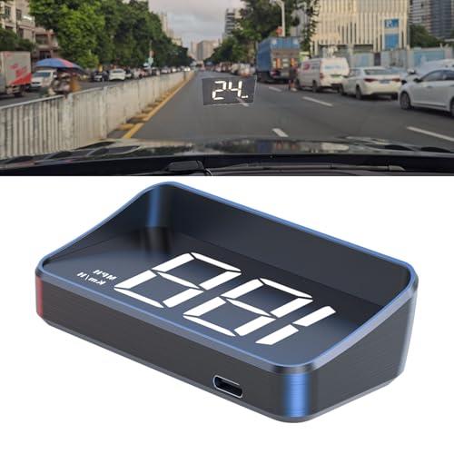 BLLYOGU Car GPS Head Up Display Speedometer HUD Digital Windshield Projector Speed Meter KM/H Speed Unit for All Car Models