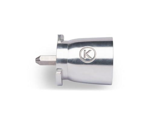 Kenwood Chef Bar To Twist Adapter KAT002ME, Attachment Compatible With Chef Kitchen Machine, Twist Connection, Dishwasher Safe, Stainless Steel
